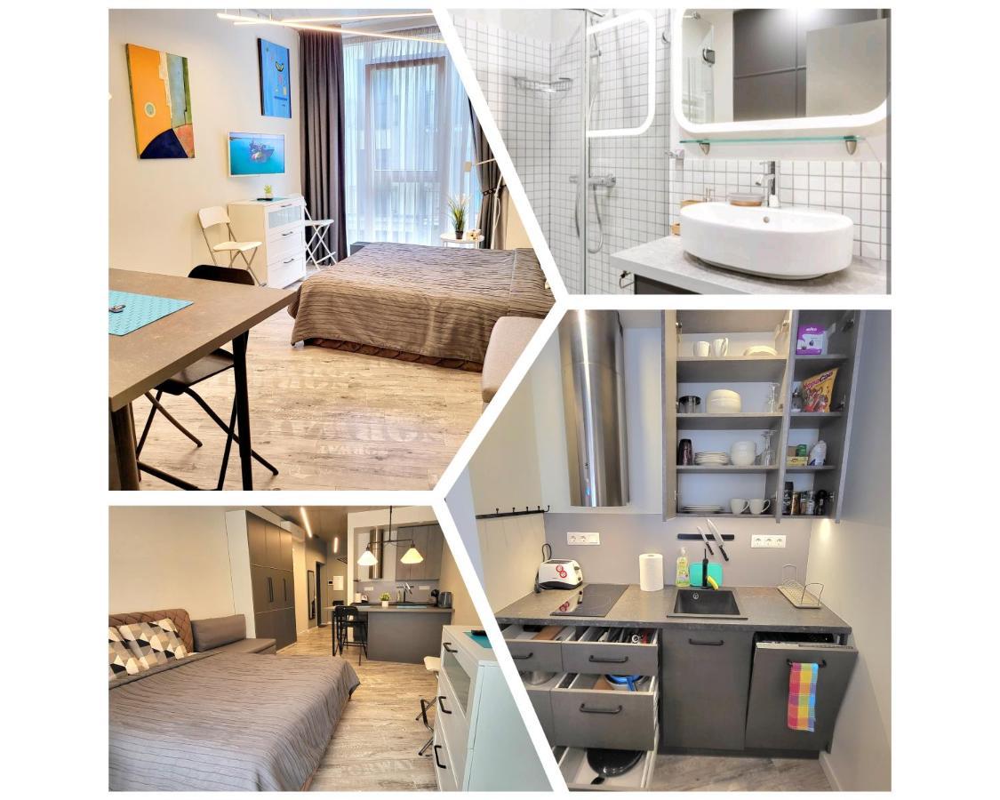 Happy Inn Laime Studio, Self Check-In-24-7, A-C, Parking-In-The-Underground-Garage Аеропорт Вільнюс Екстер'єр фото